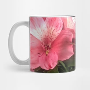 Pretty Pink Flowers Mug